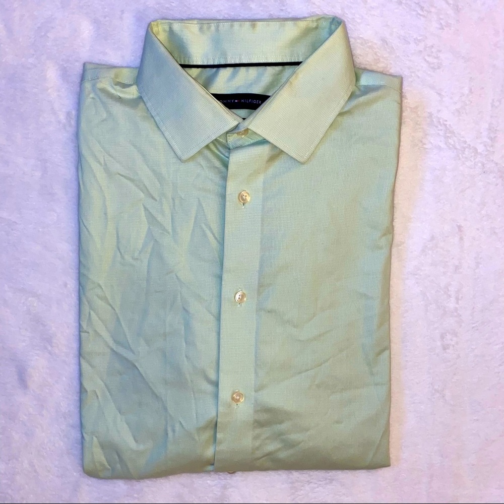 Tommy Hilfiger Dress Shirt - Soft Green